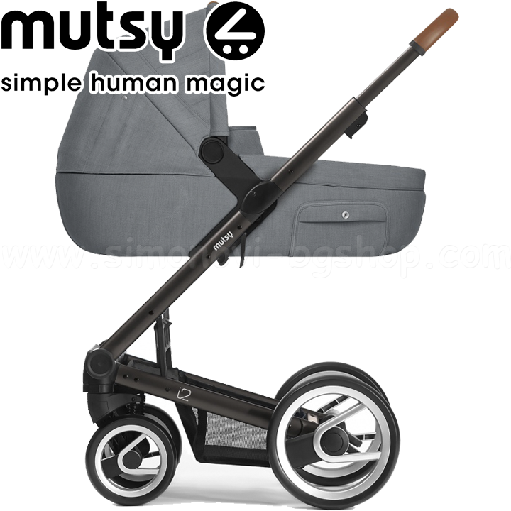 mutsy   2in1 i2 heritage black brown concrete